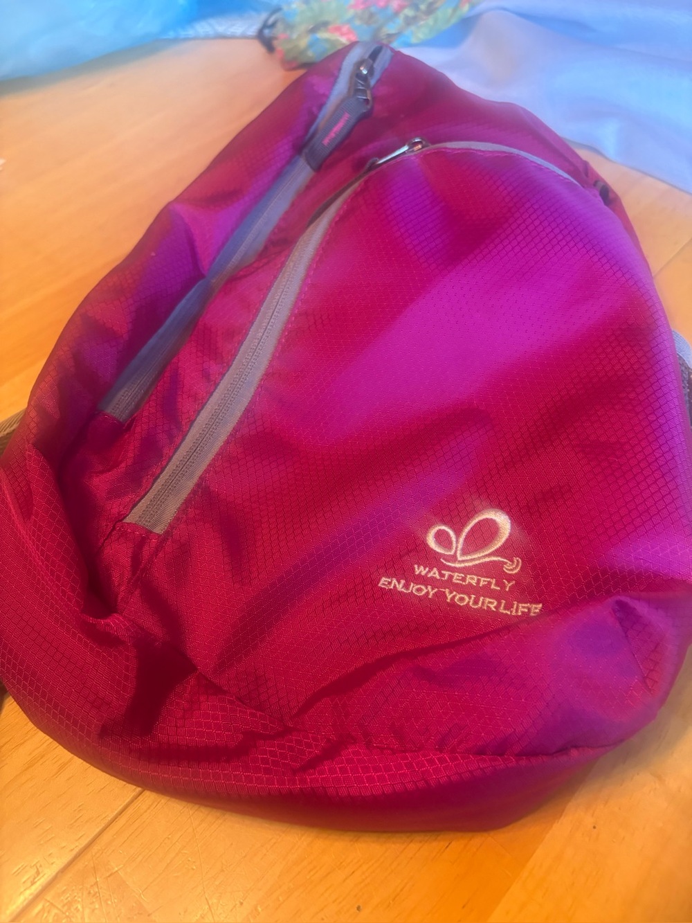 Magenta Lightweight Women’s Daypack - Enjoy Your Life